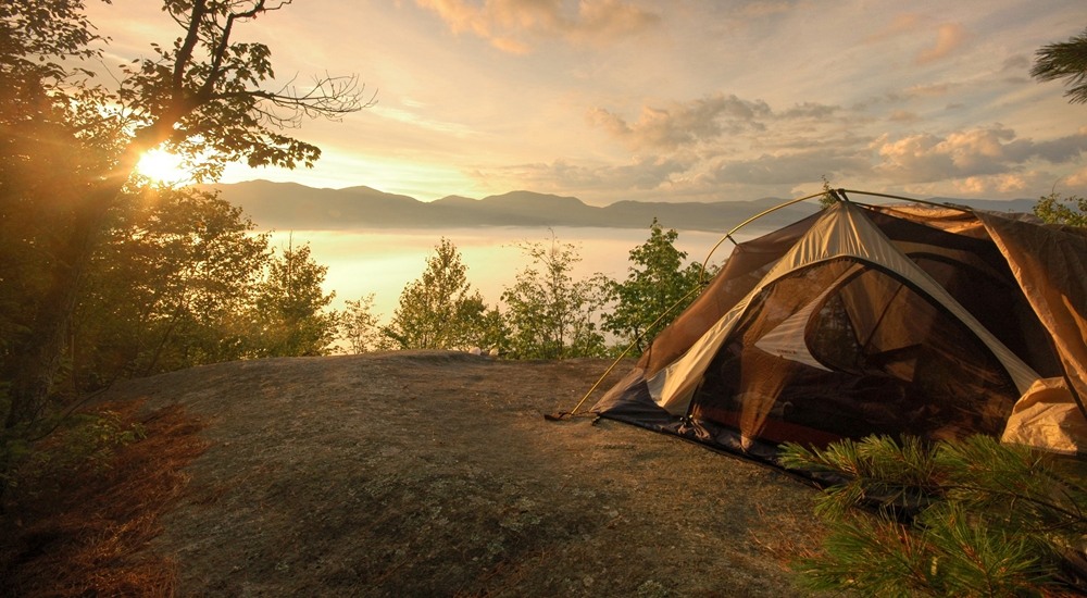 Tent camping